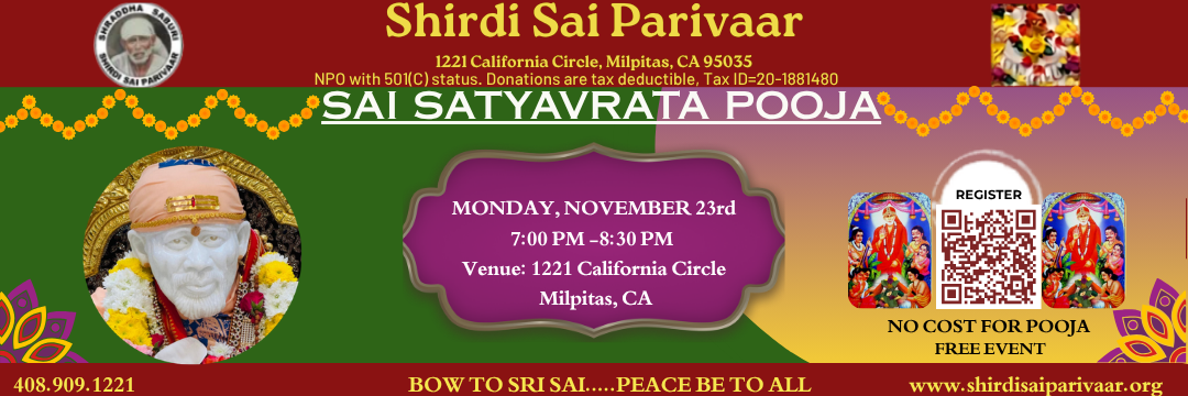 Sai Satyavrata Pooja